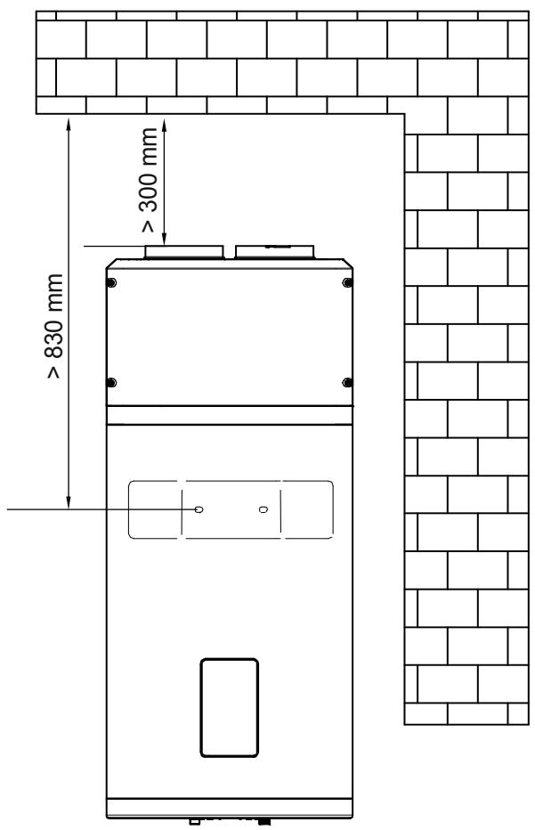 HAIER HP110M5 - Dimensions de l'installation - 1