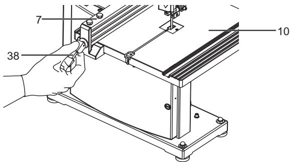 TITAN TTB705BDS - Installation du guide longitudinal - 1