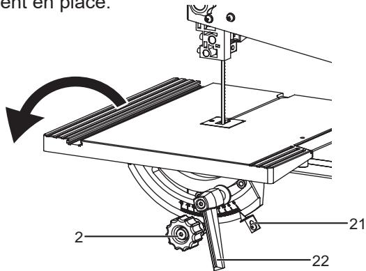 TITAN TTB705BDS - Inclinaison de la table (angle d'inclinaison max.: 45^ ) - 1