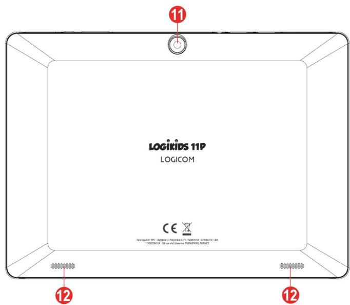 LOGICOM LOGIKIDS11P - Descriptif de la Tablette. - 3