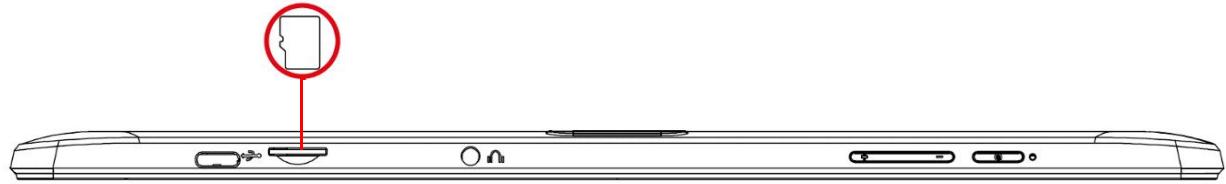 LOGICOM LOGIKIDS11P - Insertion d'une carte Micro SD - 1