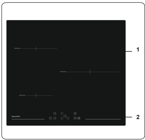 SHARP KH6I31NT0I - Liste des composants - 1