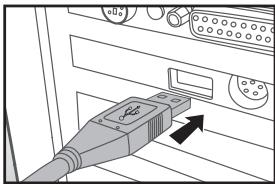 OPTEX 990460 CAM460 - 9.1) Connexion à un ordinateur - 1