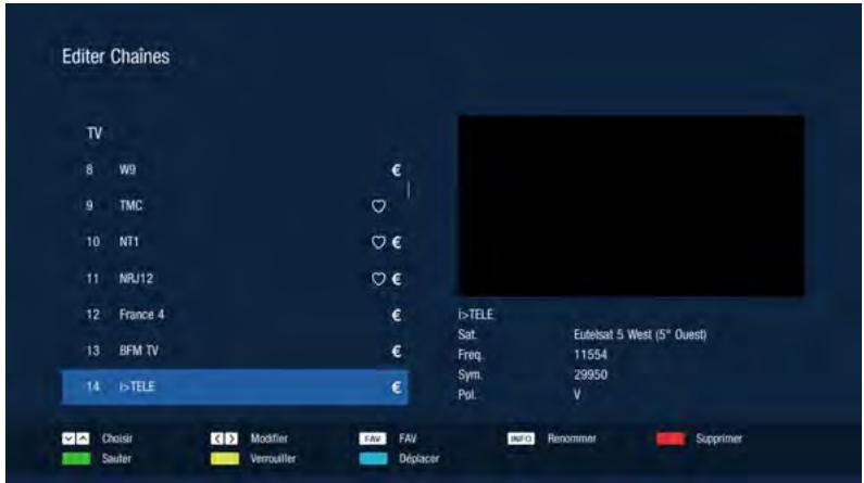 CGV E-SAT4K - EDITOR CHAINES (créer une chaine favorite) - 1
