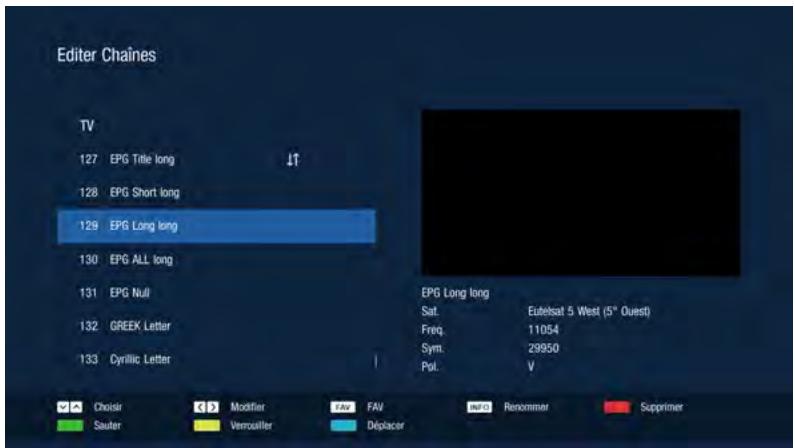 CGV E-SAT4K - EDITOR CHAINES (déplacer une chaîne) - 1