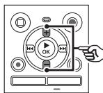OM SYSTEM WS 882 - Appuyez sur la touche + ou - pour sélectionner le fichier souhaité. - 1