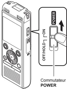 OM SYSTEM WS 882 - Actionnez le commutateur POWER en position [ON]. - 1