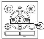 OM SYSTEM WS 882 - Appuyez sur la touche ▶▶▶ ou ◀◀◀ pour sélectionner la variable à modifier. - 1
