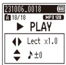 OM SYSTEM WS 882 - Appuyez sur la touche +/- ou ▶▶▶I/I◀◀ pour faciliter la compréhension de la voix. - 2