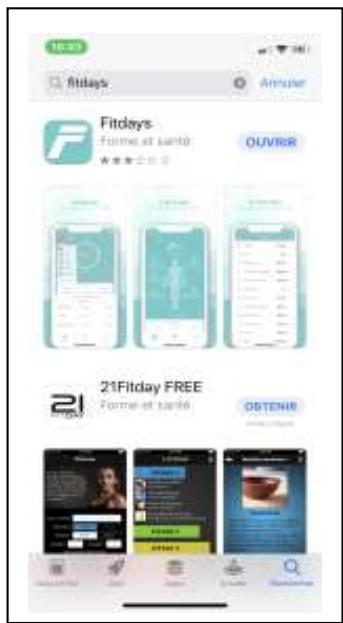 LITTLE BALANCE 8415 8353 8414 8359 8464 - Chapitre 10. Installation et utilisation de l'application Fitdays - 2