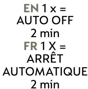 NESPRESSO PIXIE EN127.BL - EN TO CHANGE THIS SETTING FR POUR MODIFIER CE PARAMÉTURE - 2