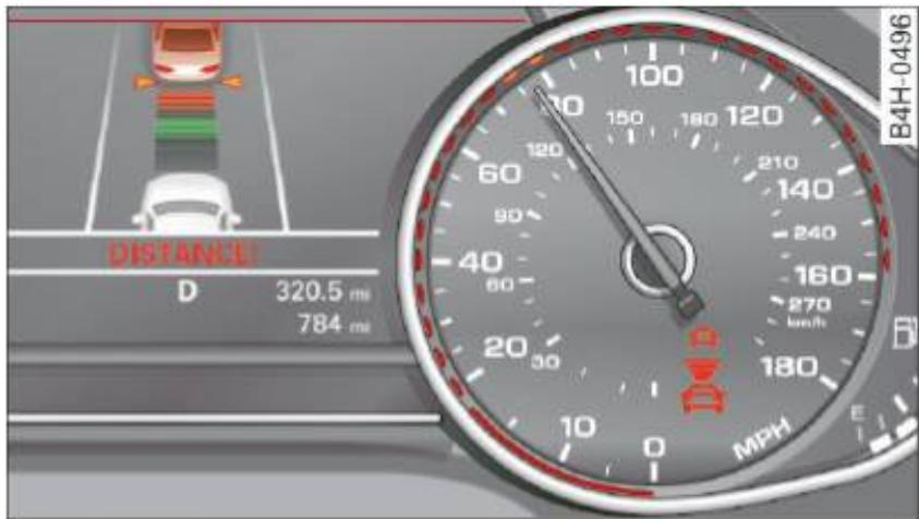 AUDI A8 S8 (2014) - Demande d'intervention du conducteur - 1