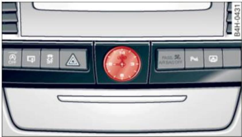 AUDI A8 S8 (2014) - Affichage de l'heure et de la date - 1