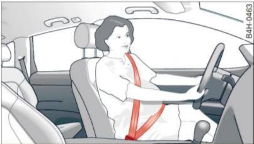 AUDI A8 S8 (2014) - Les femmes enceintes doivent aussi être bien attachées - 1