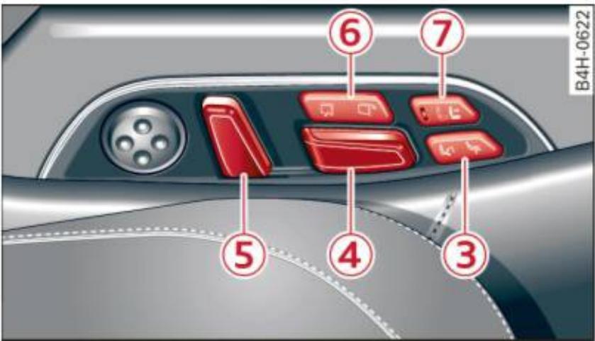 AUDI A8 S8 (2014) - Fonctionnement du siège arrière inclinant - 1