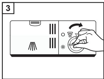 COOKE & LEWIS Lave vaisselle compact - Remplissage du distributeur de liquide de rinçage - 3