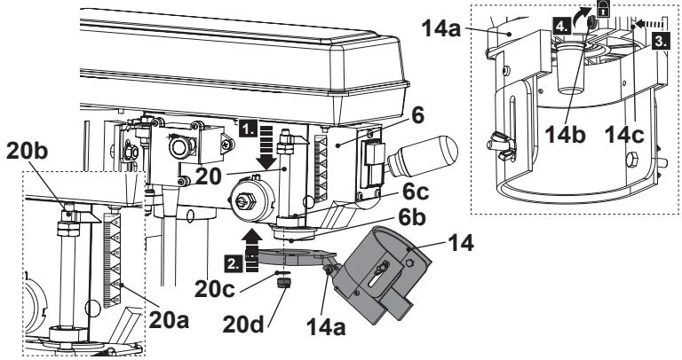 TITAN TTB925DBT - Carter du mandrin - 1