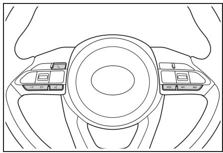 TOYOTA Aygo X - Utilisation des commandes au volant - 1
