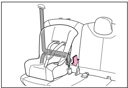 TOYOTA Aygo X - Siège de sécurité infant arrimé avec une ceinture de sécurité - 1
