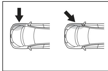TOYOTA Aygo X - Conditions de déploiement des airbags SRS (latéraux et rideau) - 3