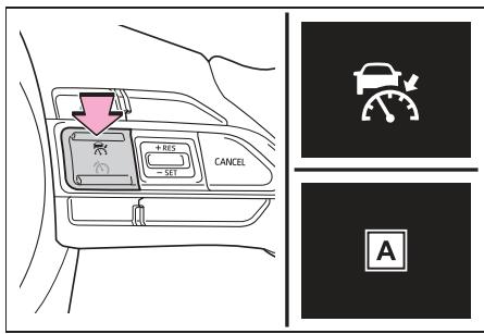 TOYOTA Aygo X - Programmation de la vitesse du vehicule (mode de contrôle de la distance entre vehicules) - 1