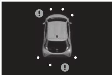 TOYOTA Aygo X - Si le message "Nettoyer capteur aide stationnement" est affiché à l'écran multifonctionnel - 1