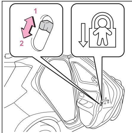 TOYOTA Aygo X - Sécurité enfants des portes arrêté - 1