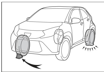 TOYOTA Aygo X - Remplacement d'une roue dont le pneu est creve - 1
