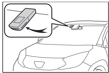 TOYOTA Aygo X - ■ Effets de la vitesse du vehicule sur le fonctionnement des essuie-glaces (vehicules équipés d'essuie-glaces de pare-brise à détecteur de pluie) - 1