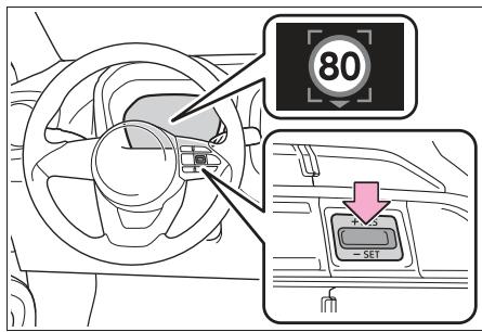 TOYOTA Aygo X - Régulateur de vitesse actif avec assistant de signalisation routière (sur modèles équipés) - 2