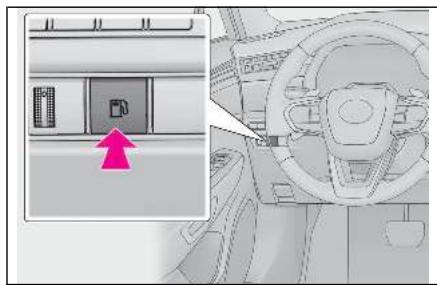 LEXUS LBX AY10 (2023) - Ouverture du bouchon de réservoir à carburant - 1