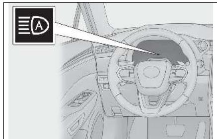 LEXUS LBX AY10 (2023) - Utilisation du système de feux de route adaptatifs - 2