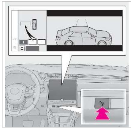 LEXUS LBX AY10 (2023) - Lorsque vous vous garez sur une place de stationnement enregistrée dans la fonction de mémorisation - 2