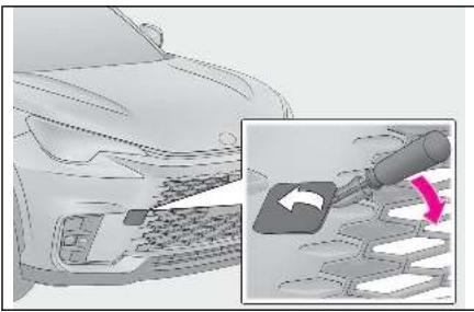 LEXUS LBX AY10 (2023) - Procédure de remorquage d'urgence - 1