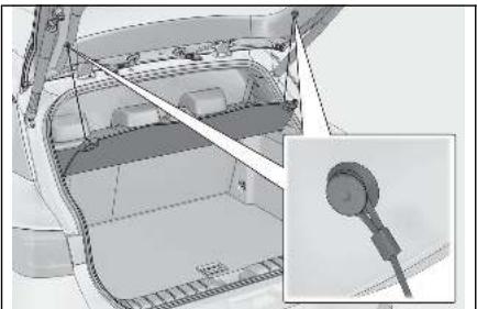 LEXUS LBX AY10 (2023) - Installation du couvre-bagages - 2
