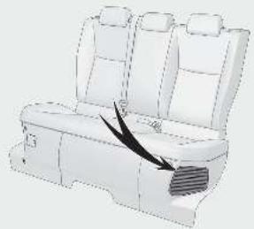 LEXUS LBX AY10 (2023) - Bouche d'admission d'air de la batterie hybride (batterie de traction) - 1