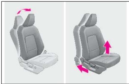 LEXUS LBX AY10 (2023) - Lors de l'installation d'un système de retenue pour enfant sur le siège du passager avant - 1