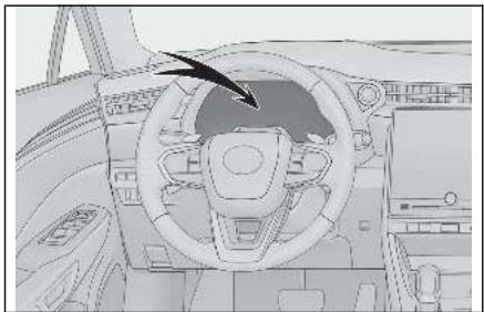 LEXUS LBX AY10 (2023) - Message d'avertissement du système hybride - 1