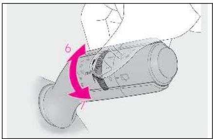 LEXUS LBX AY10 (2023) - Utilisation du levier d'essuie-glaces - 5