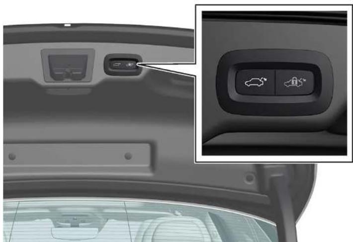 VOLVO S90 Hybride (2024) - Fermer et verrouiller le coffre l'aide d'un bouton* - 1