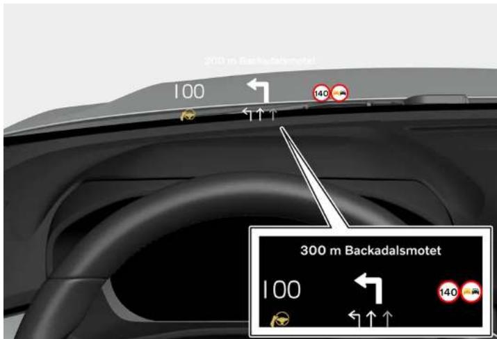 VOLVO S90 Hybride (2024) - Affichage tête haute* - 1