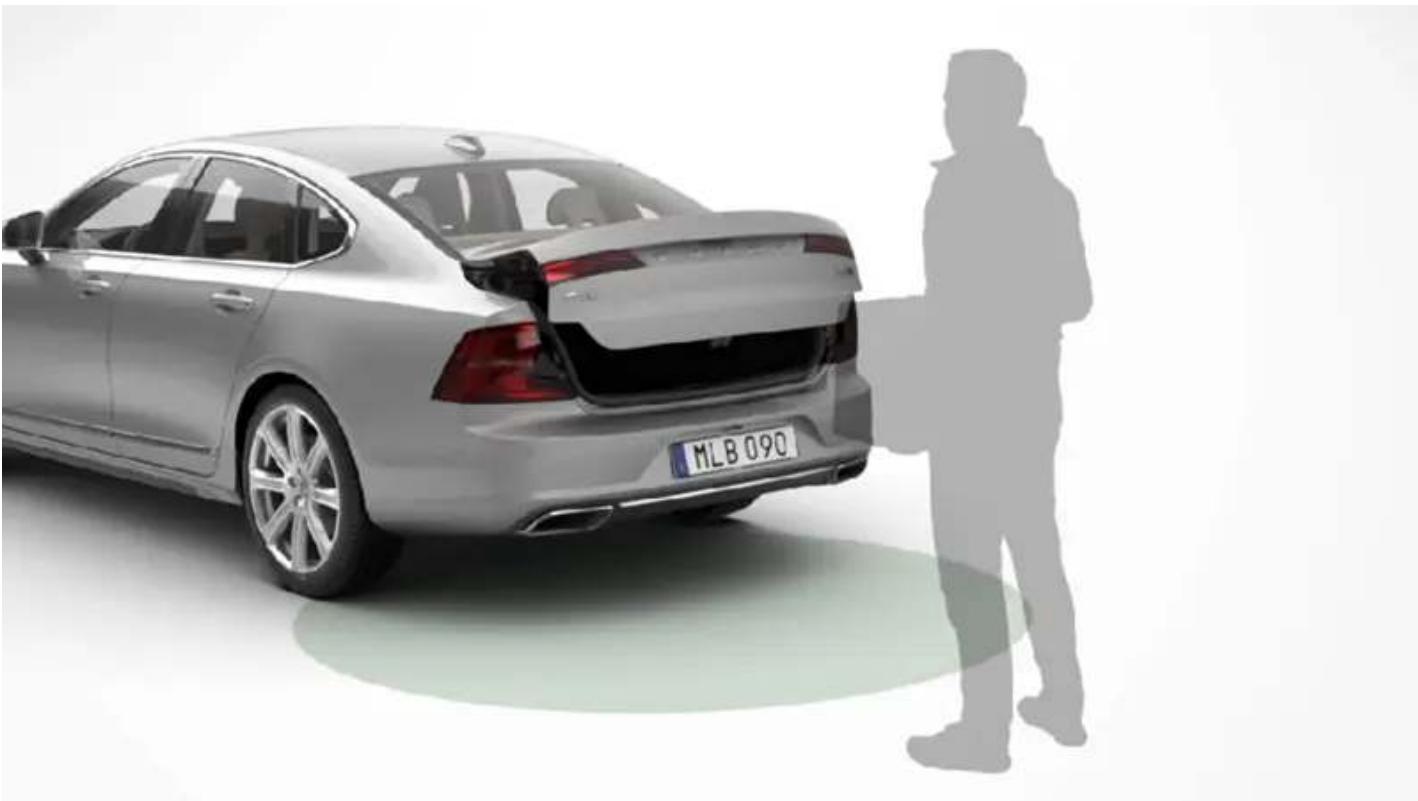VOLVO S90 Hybride (2024) - Actionnement du coffre à bagages par un mouvement du pied* - 1