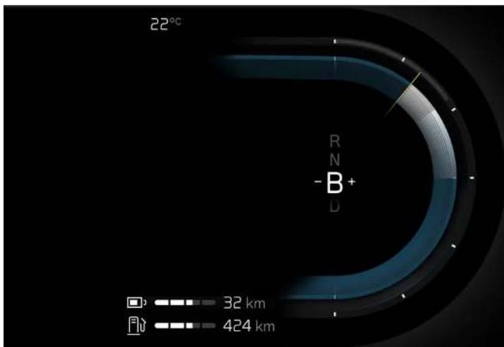 VOLVO S90 Hybride (2024) - Indicateur de rapport - 1
