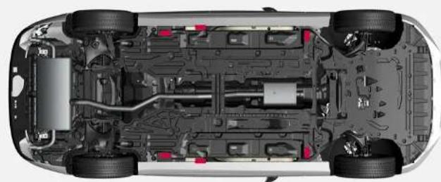 VOLVO S90 Hybride (2024) - Points de levage - 1