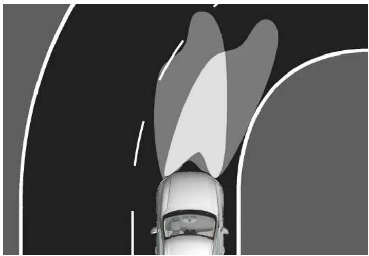 VOLVO S90 Hybride (2024) - Feux actifs en virage* - 1