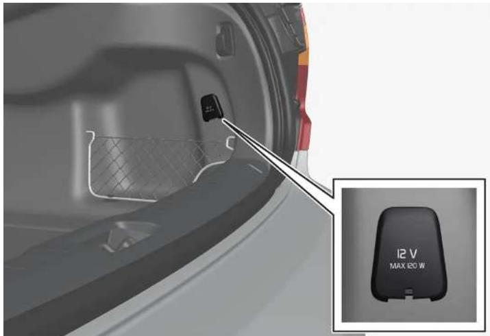 VOLVO S90 Hybride (2024) - Prise électrique 12 V - 2