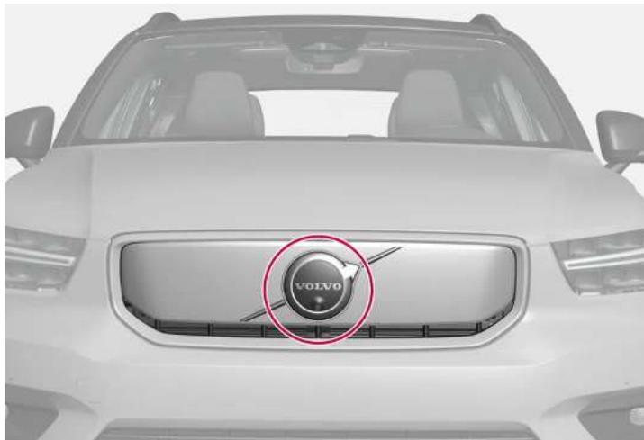 VOLVO S90 Hybride (2024) - Position des unités radar - 1