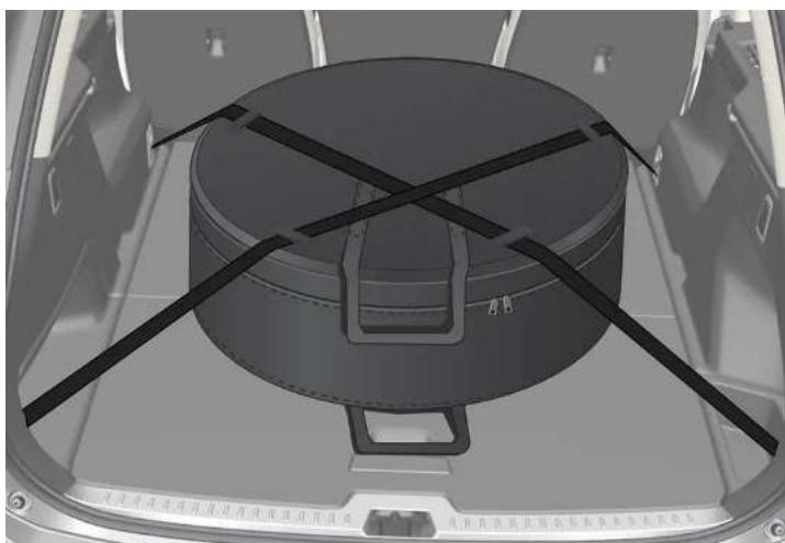 VOLVO S90 Hybride (2024) - Manipulation de la roue de secours* - 1