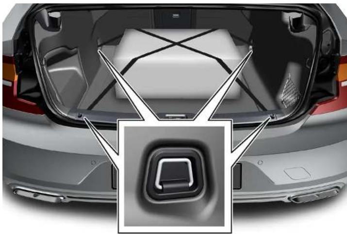 VOLVO S90 Hybride (2024) - Oeillets de retenue de charge - 1