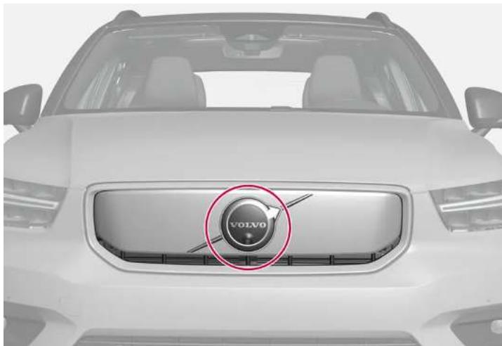 VOLVO S90 Hybride (2024) - Position des unités radar - 1